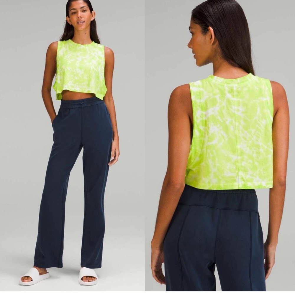 LULULEMON All Yours Cropped Tank Top Pima Cotton